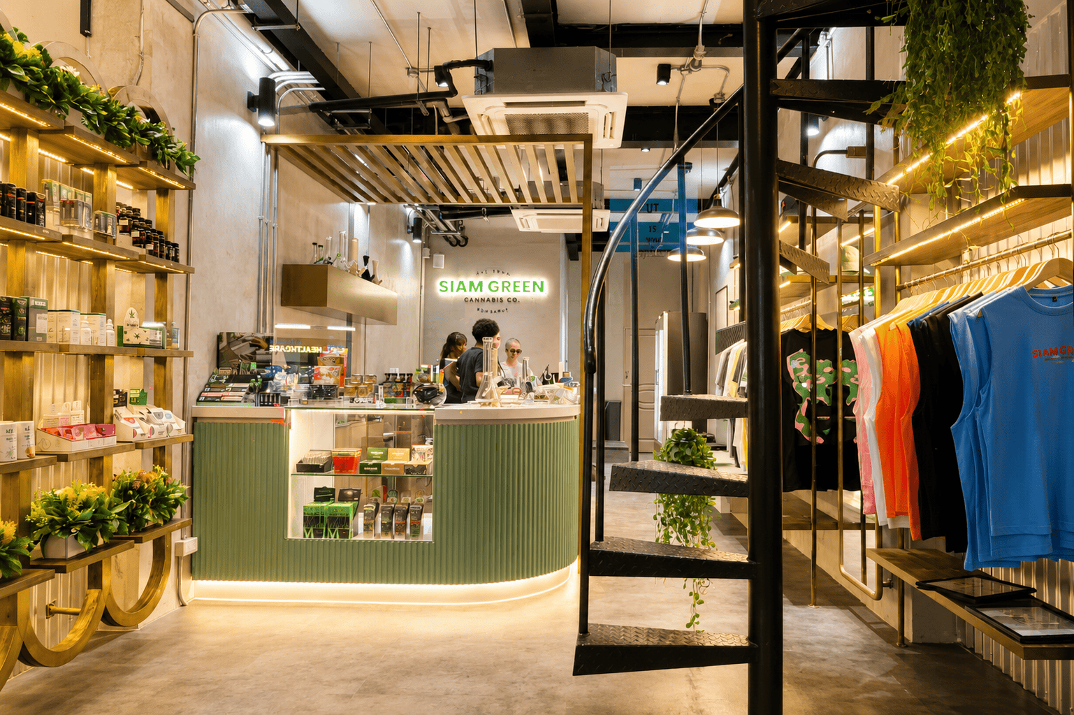 Siam Green Chinatown dispensary interior